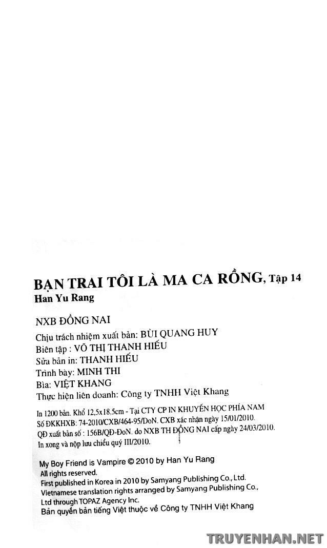 Bạn Trai Tôi Là Ma Cà Rồng: Chapter 115: End