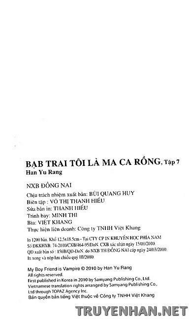 Bạn Trai Tôi Là Ma Cà Rồng: Chapter 45