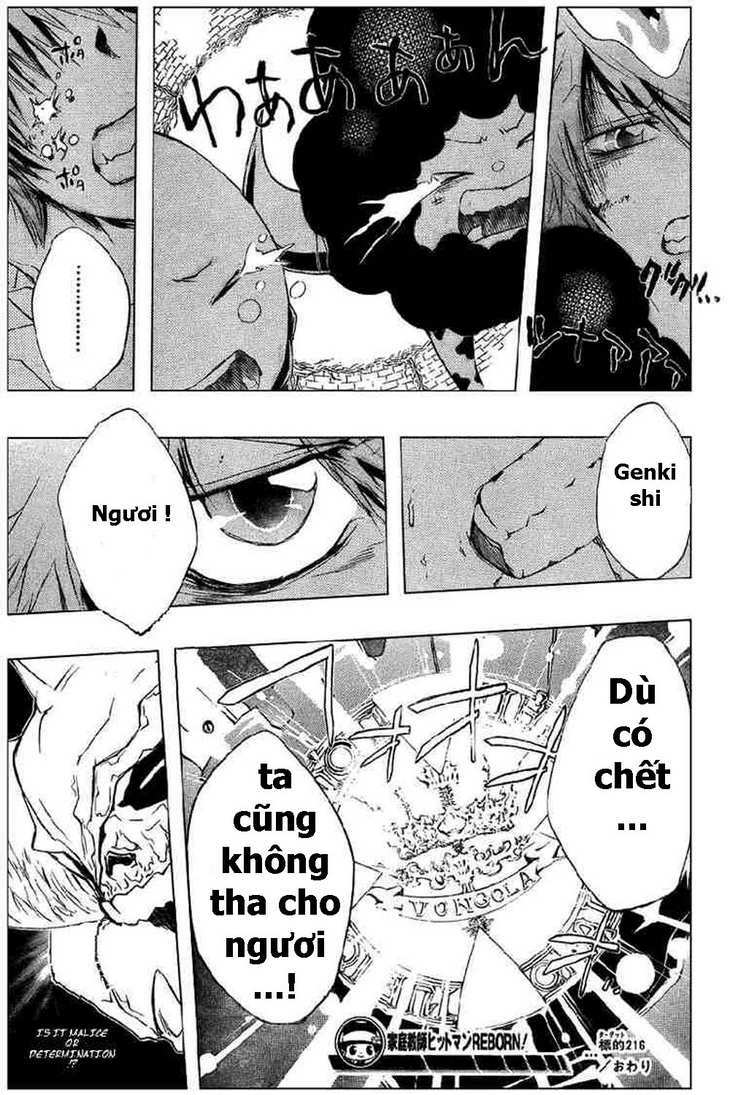 Reborn: Người đào tạo sát thủ: Chapter 216