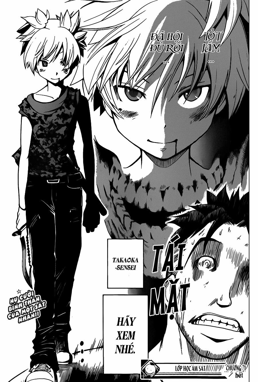 Hãy ám sát ta để cứu lấy trái đất: Chapter 71