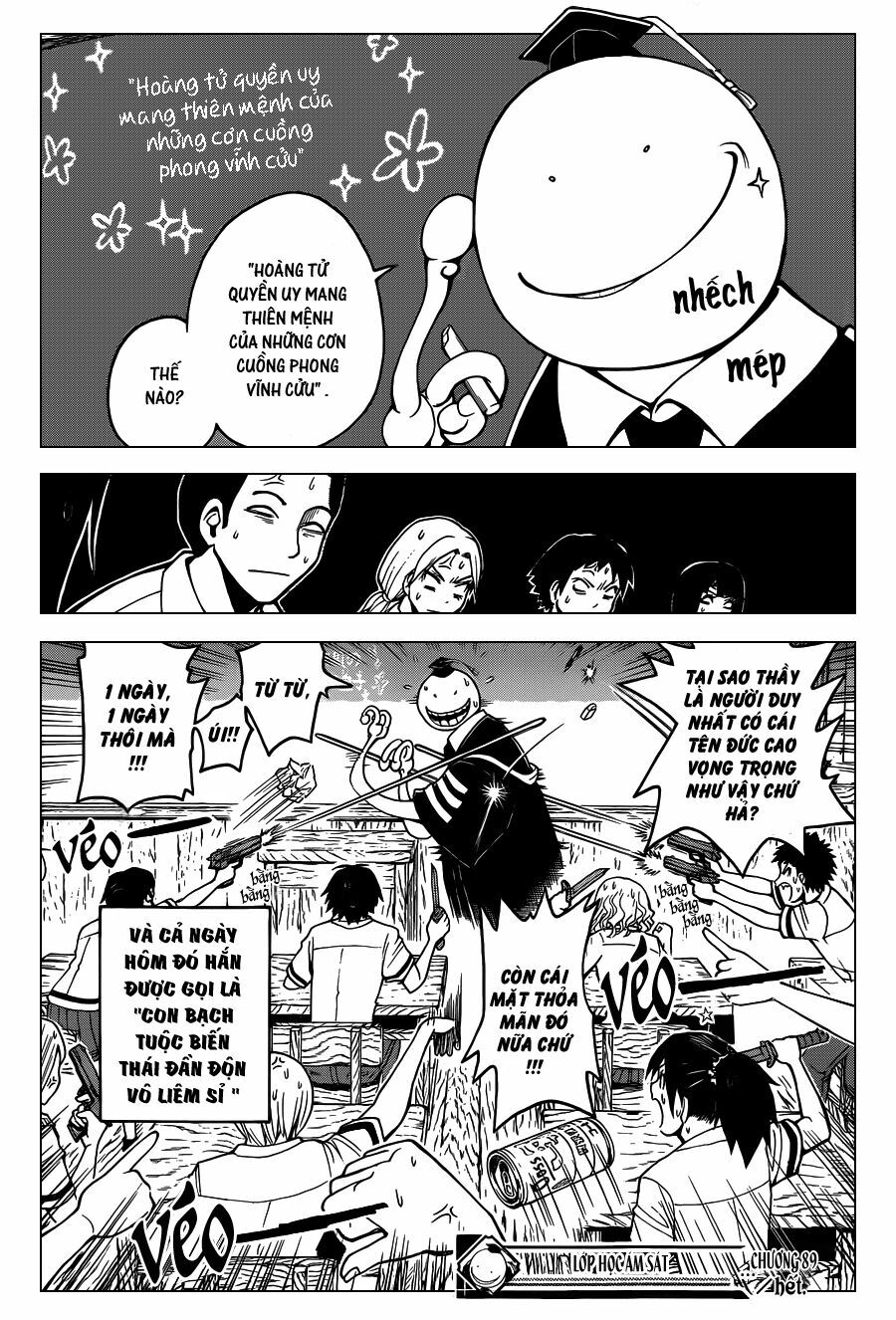 Hãy ám sát ta để cứu lấy trái đất: Chapter 89