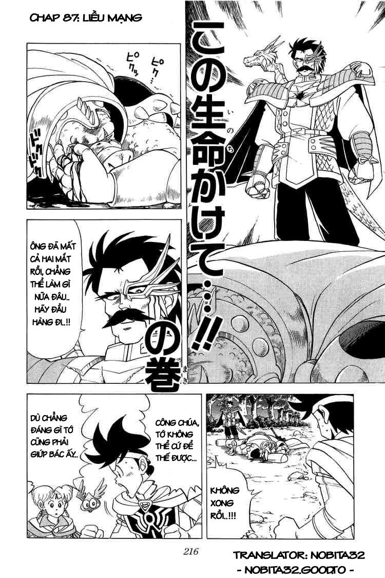 Dragon Quest - Dấu ấn rồng thiêng: Chapter 87