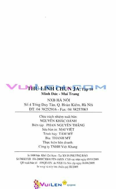 Thủ Lĩnh Chunja: Chapter 10