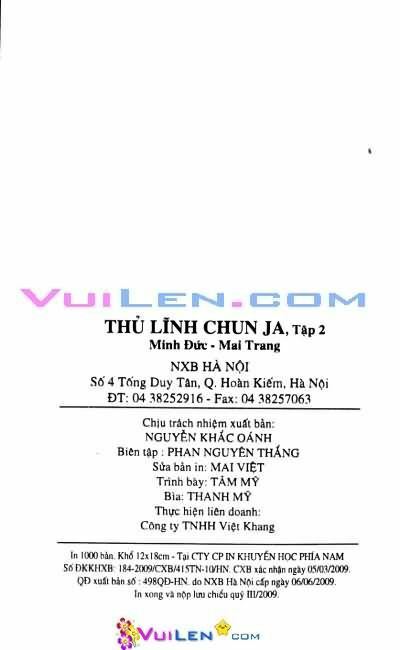 Thủ Lĩnh Chunja: Chapter 2