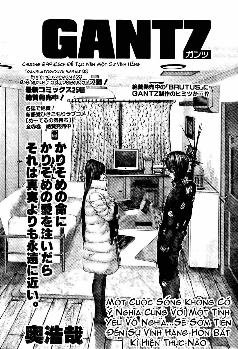 Gantz: Chapter 299: Cách để tạo nên một sự vĩnh ...