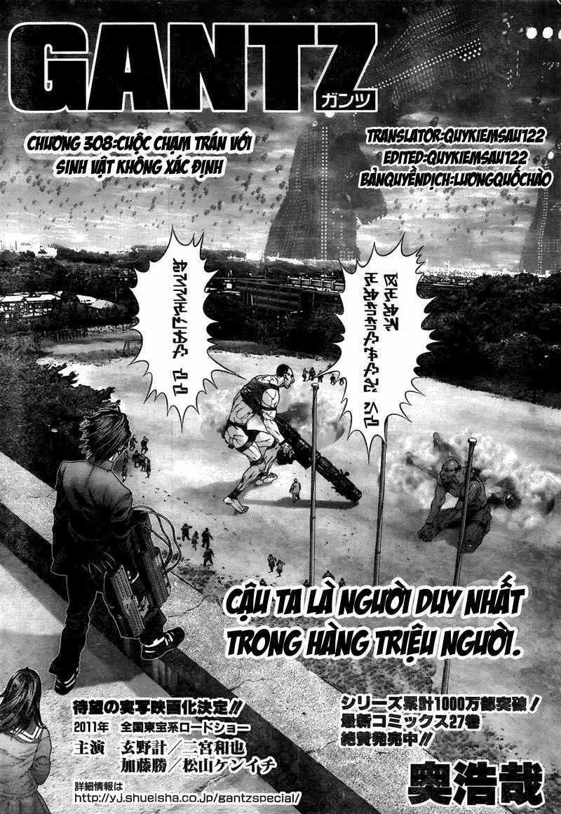 Gantz: Chapter 308: Cuộc chạm trán với sinh vật ...