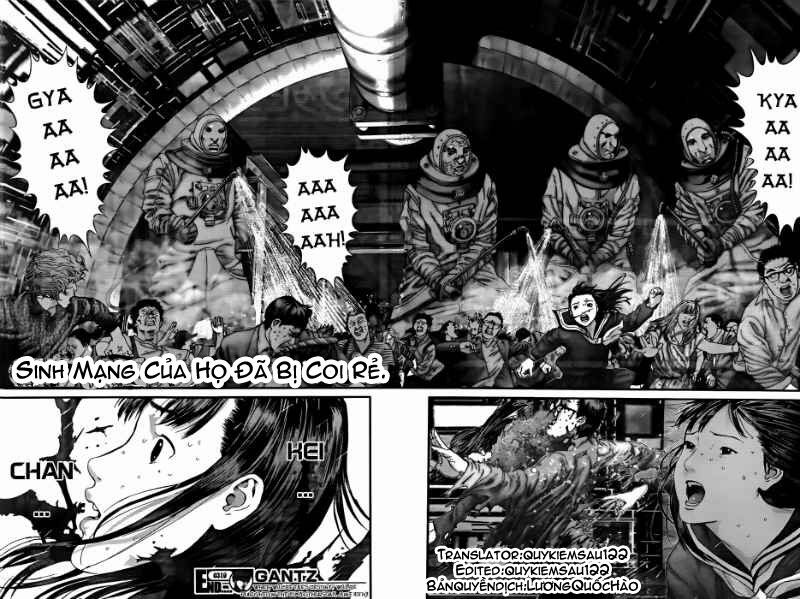 Gantz: Chapter 319: Sinh mạng bị rẻ rúng