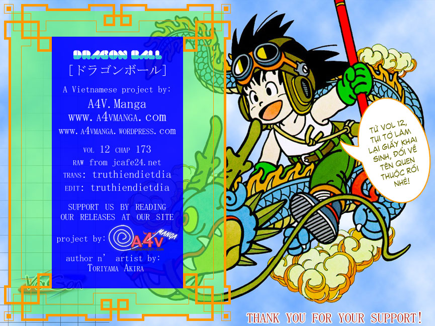 Dragon Ball - Bảy Viên Ngọc Rồng: Chapter 173