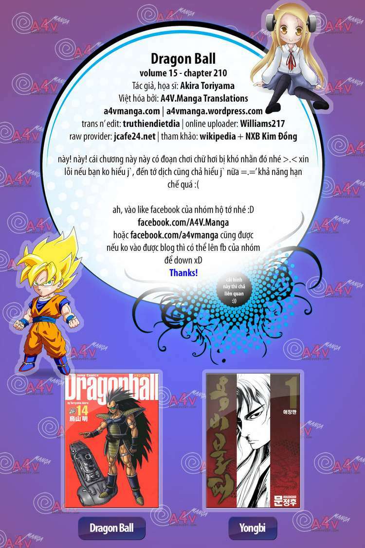 Dragon Ball - Bảy Viên Ngọc Rồng: Chapter 210