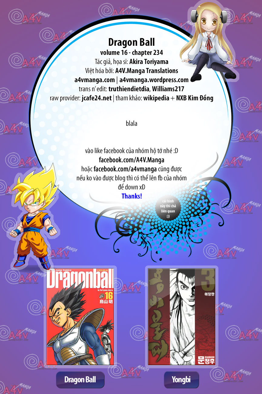 Dragon Ball - Bảy Viên Ngọc Rồng: Chapter 234