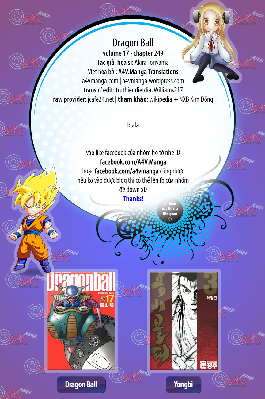 Dragon Ball - Bảy Viên Ngọc Rồng: Chapter 249