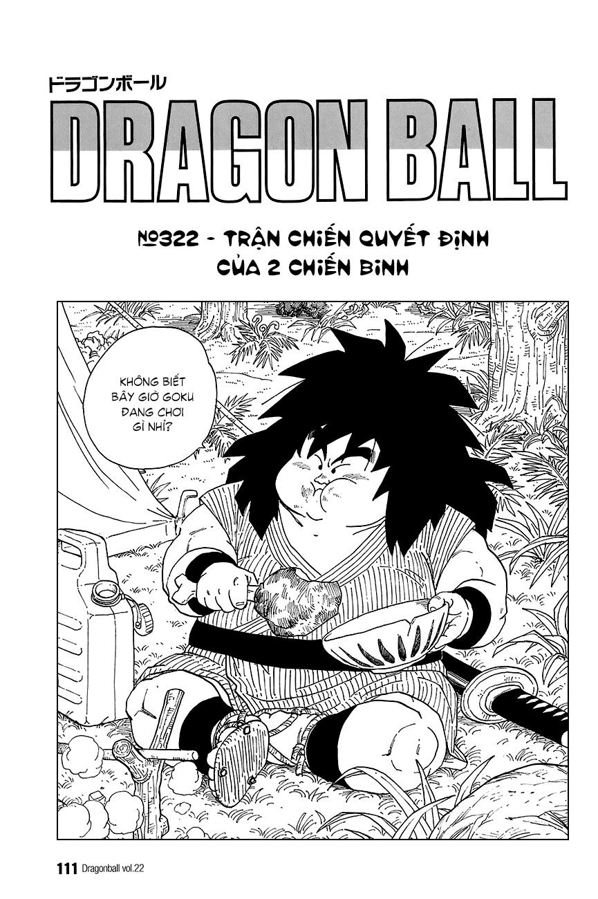 Dragon Ball - Bảy Viên Ngọc Rồng: Chapter 322