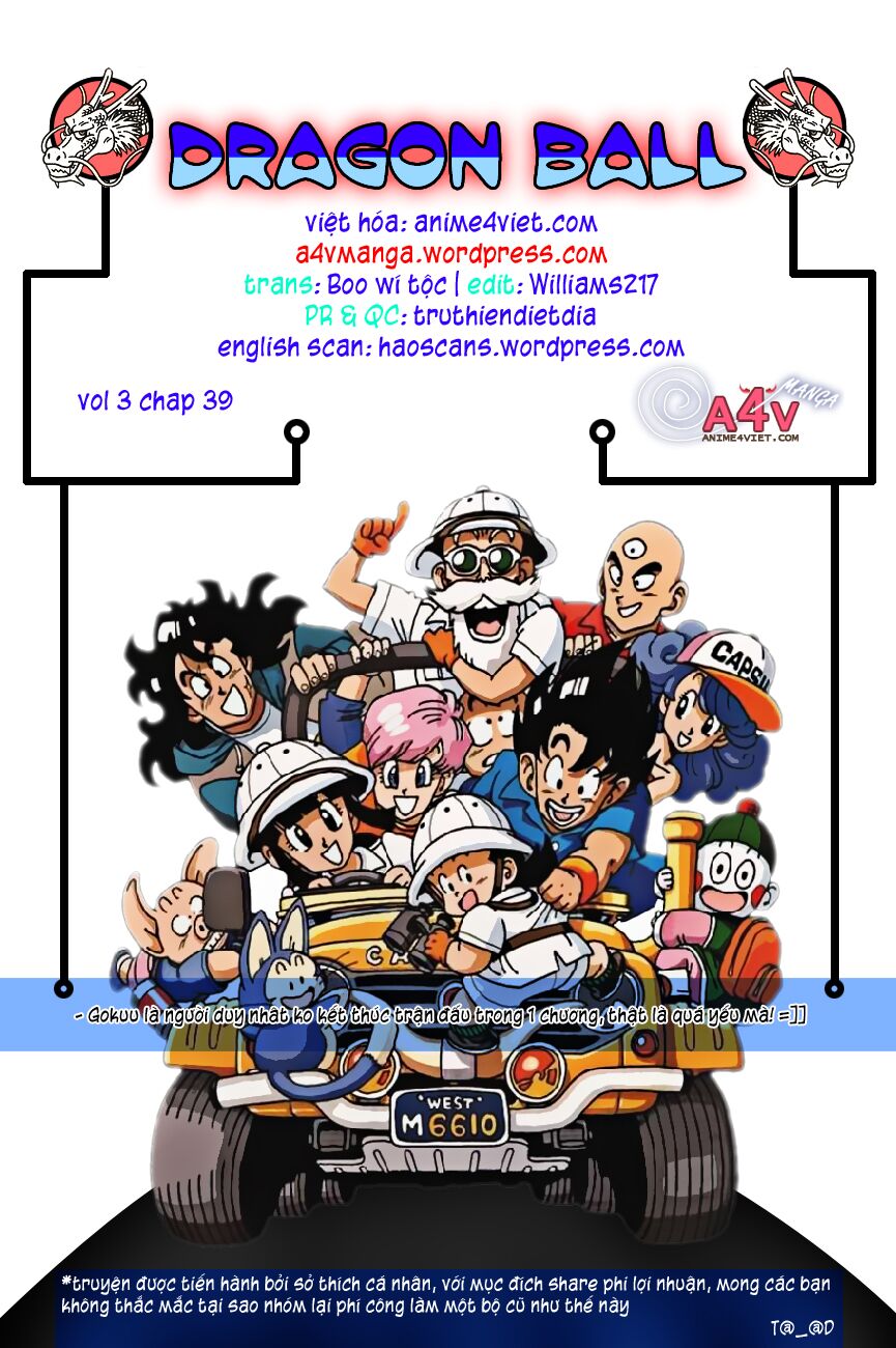 Dragon Ball - Bảy Viên Ngọc Rồng: Chapter 39