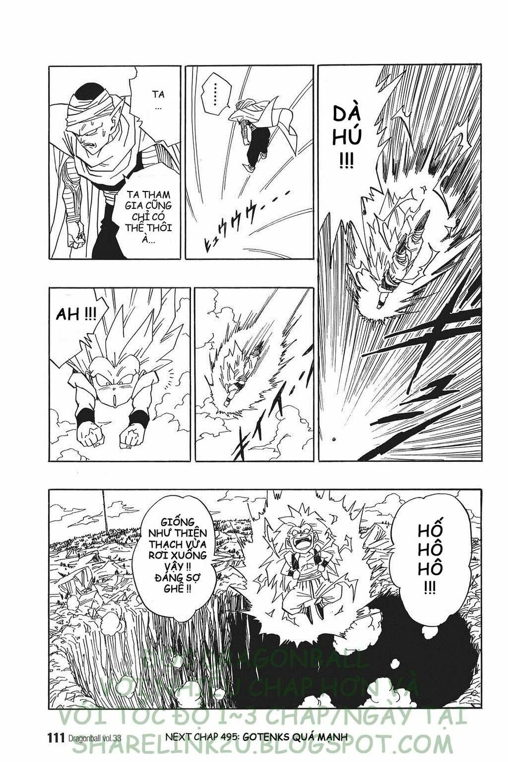 Dragon Ball - Bảy Viên Ngọc Rồng: Chapter 494