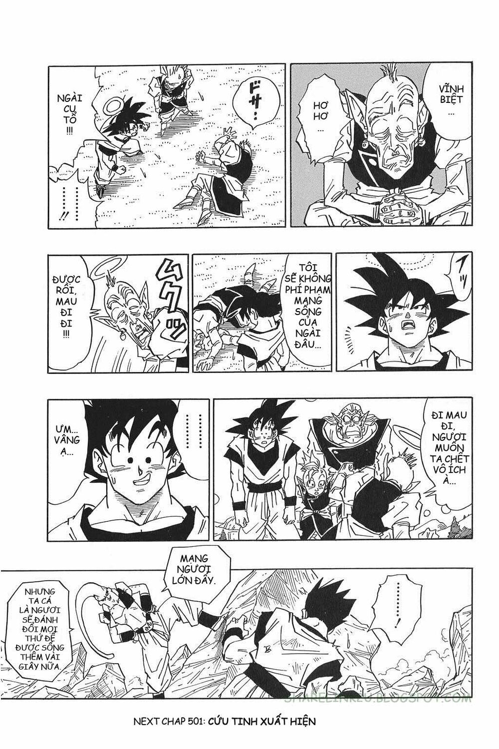 Dragon Ball - Bảy Viên Ngọc Rồng: Chapter 500