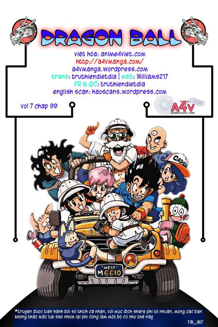 Dragon Ball - Bảy Viên Ngọc Rồng: Chapter 99
