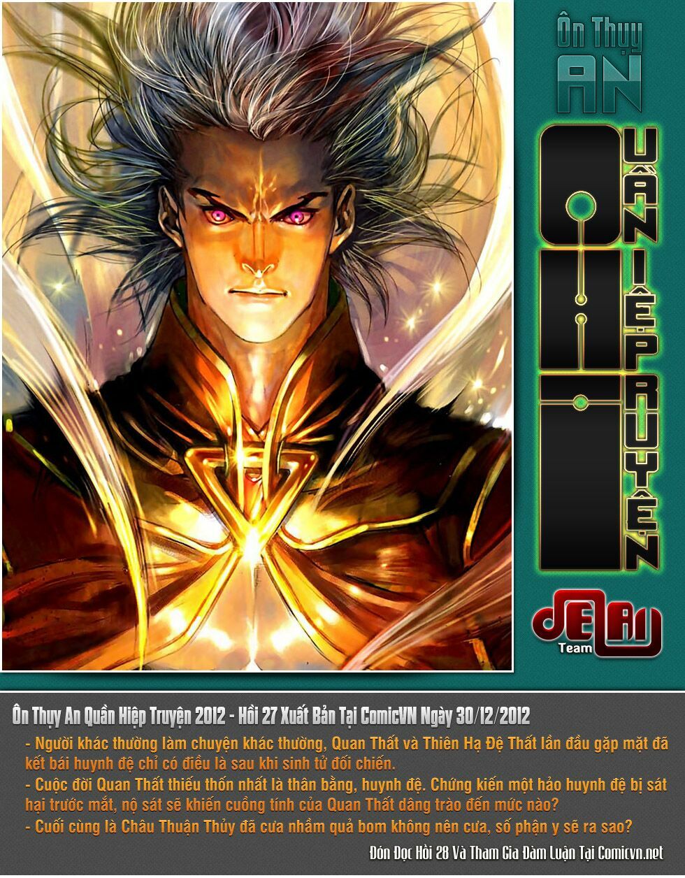 Ôn Thuỵ An Quần Hiệp Truyện 2012: Chapter 27