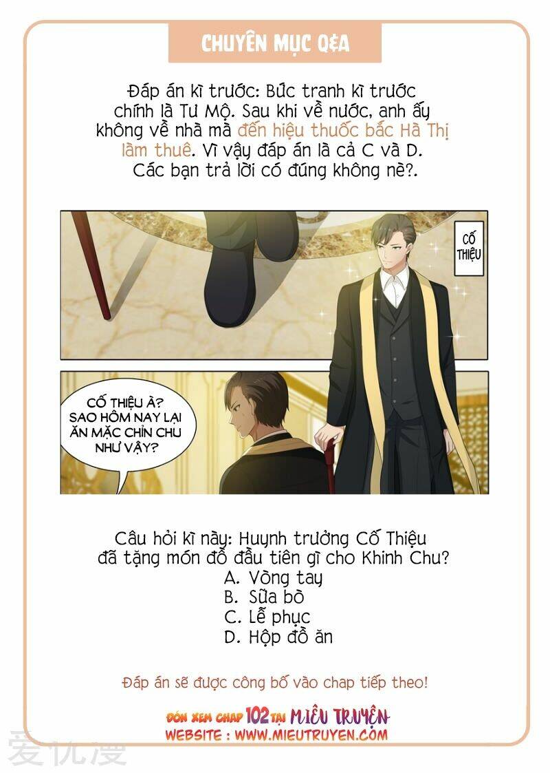 Thiếu Soái ! Vợ Ngài Lại Bỏ Trốn: Chapter 101