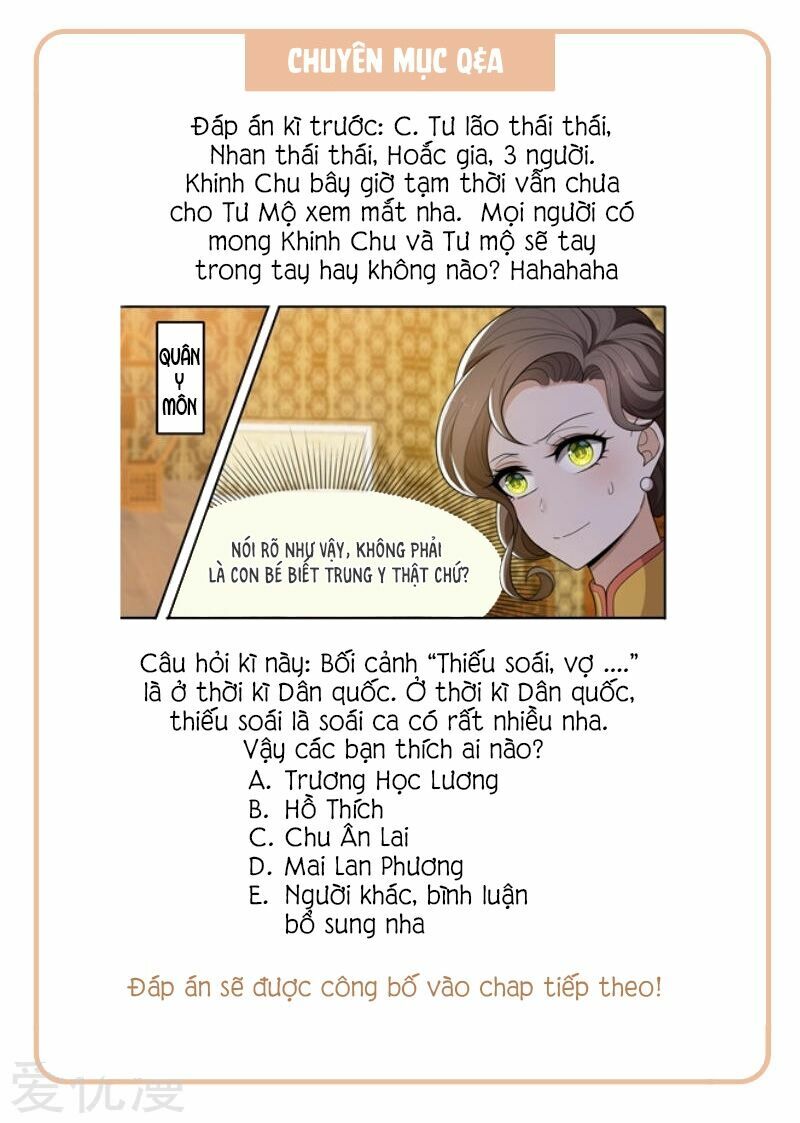 Thiếu Soái ! Vợ Ngài Lại Bỏ Trốn: Chapter 104