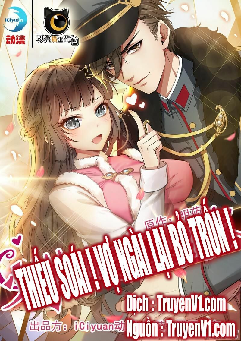 Thiếu Soái ! Vợ Ngài Lại Bỏ Trốn: Chapter 2