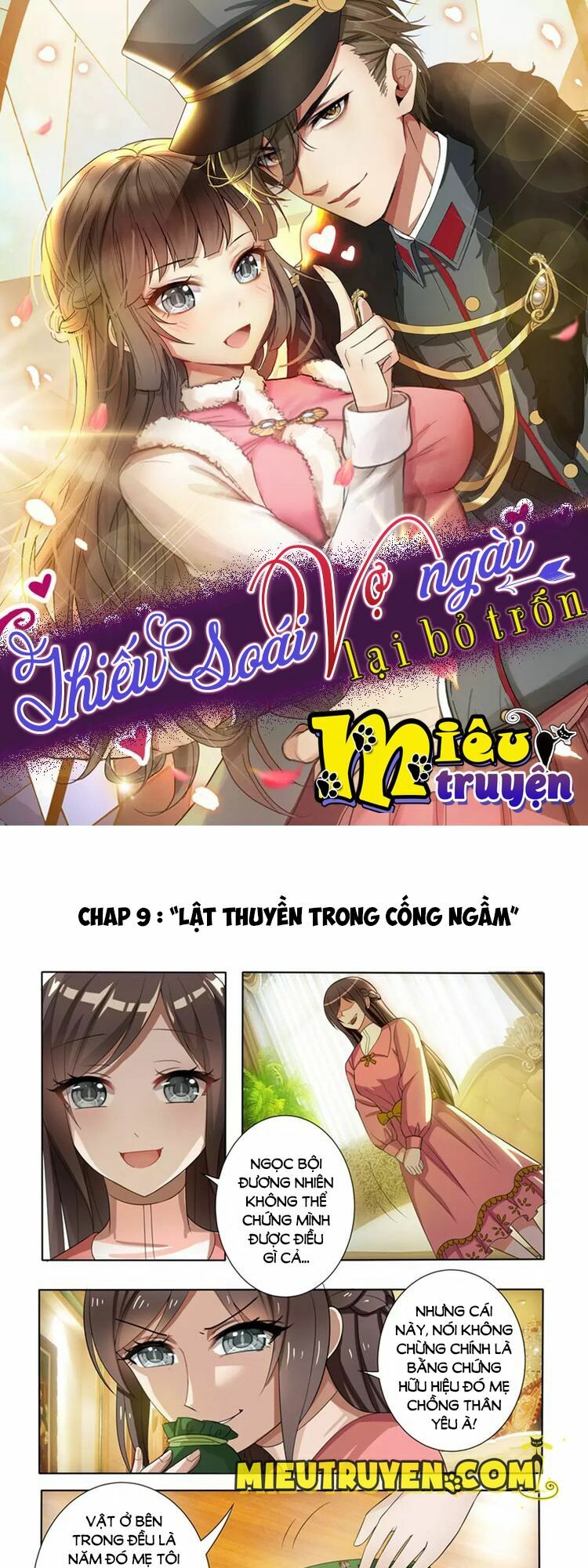 Thiếu Soái ! Vợ Ngài Lại Bỏ Trốn: Chapter 9