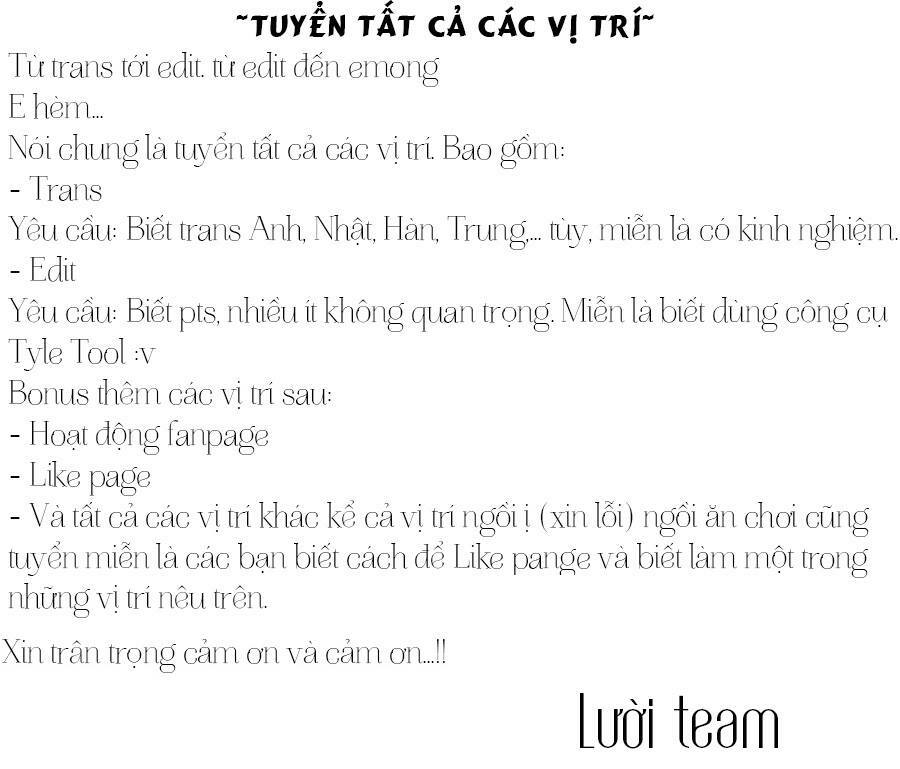 Máu của cậu chỉ thuộc về mình tớ...: Chapter 4