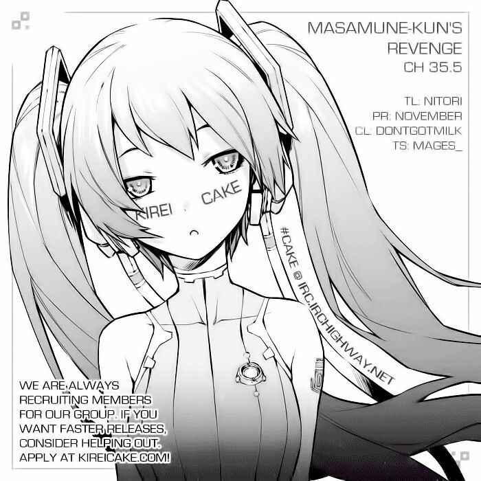 Masamune-kun no Revenge: Chapter 35.5