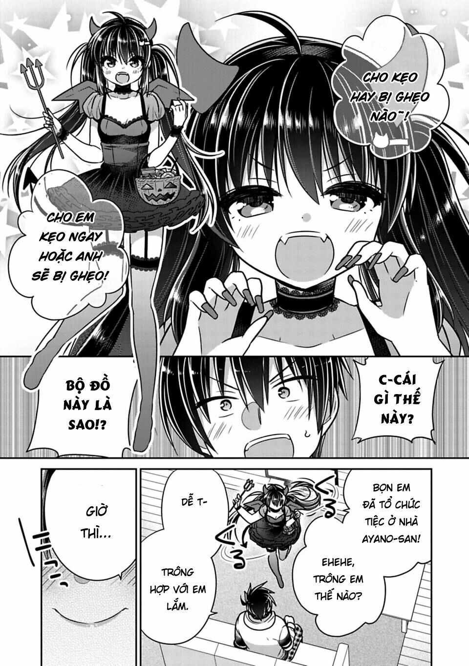 Siscon Ani To Brocon Imouto Ga Shoujiki Ni Nattara: Chapter 23: - Khi anh thích bị ghẹo hơn là phải cho kẹo