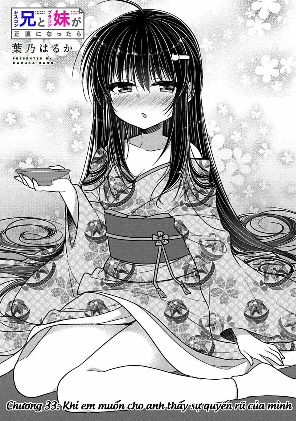 Siscon Ani To Brocon Imouto Ga Shoujiki Ni Nattara: Chapter 33: - Khi em muốn cho anh thấy sự quyến rũ của mình