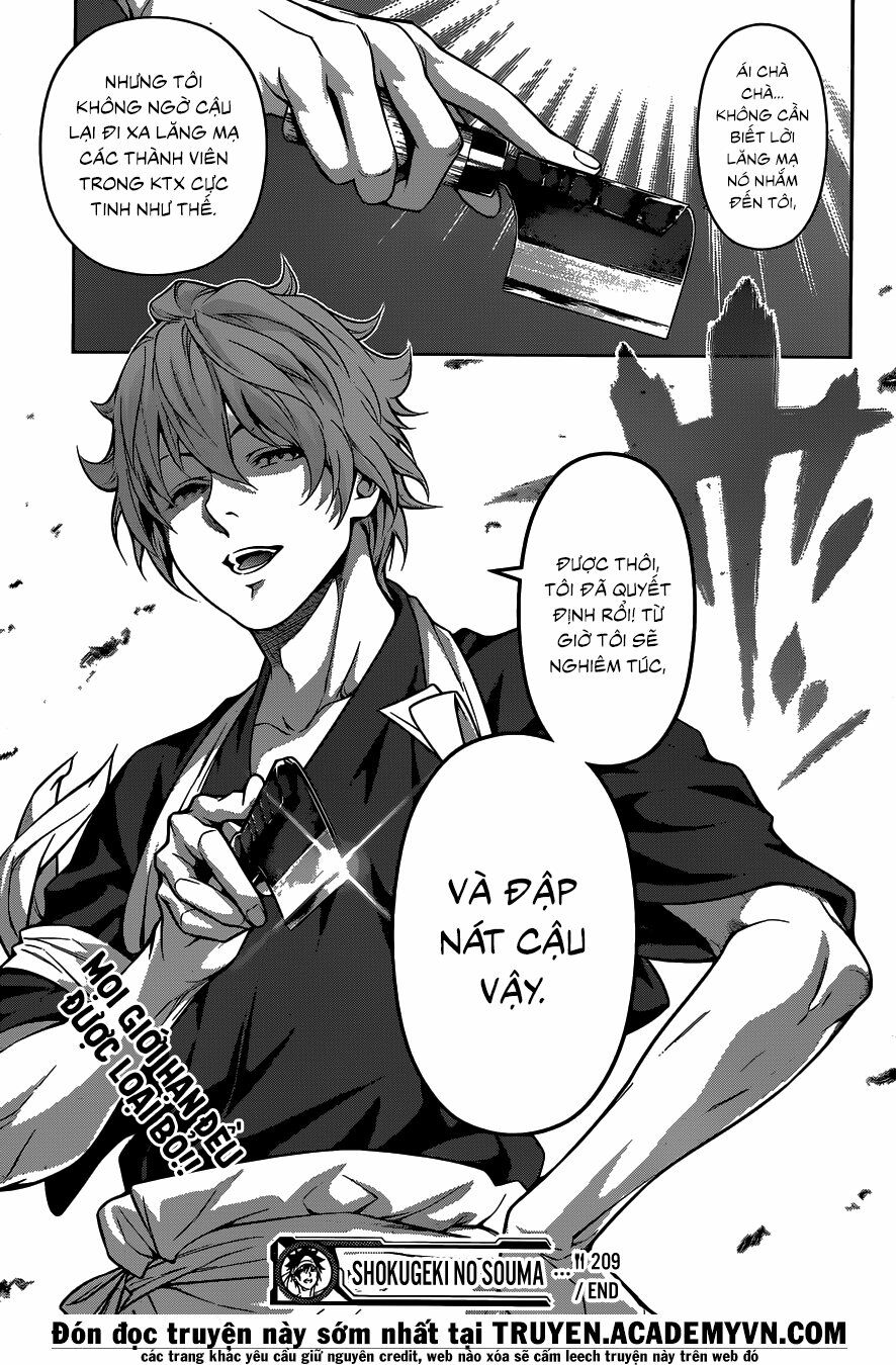 Cuộc Chiến Ẩm Thực: Chapter 209