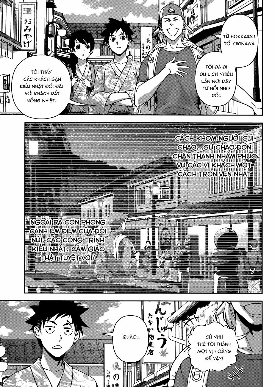 Cuộc Chiến Ẩm Thực: Chapter 266: Hồ sơ vụ án suối nước nóng của Souma và Megumi, Phần 2 : Phảng phất hương vị của Shokugeki