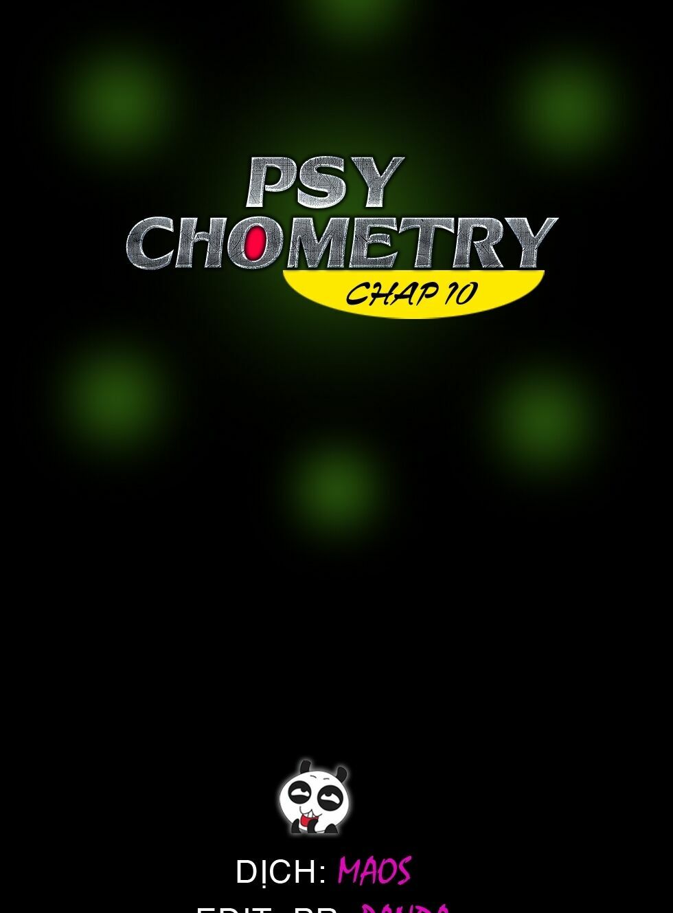 Psychometry: Chapter 10