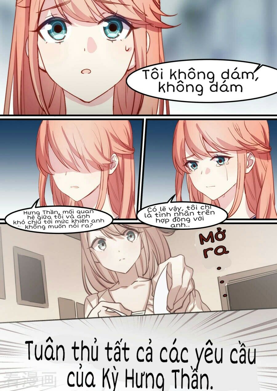 Lãnh Khốc Tổng Tài Đích Hạ Thiên: Chapter 29: Tình nhân trên hợp đồng!