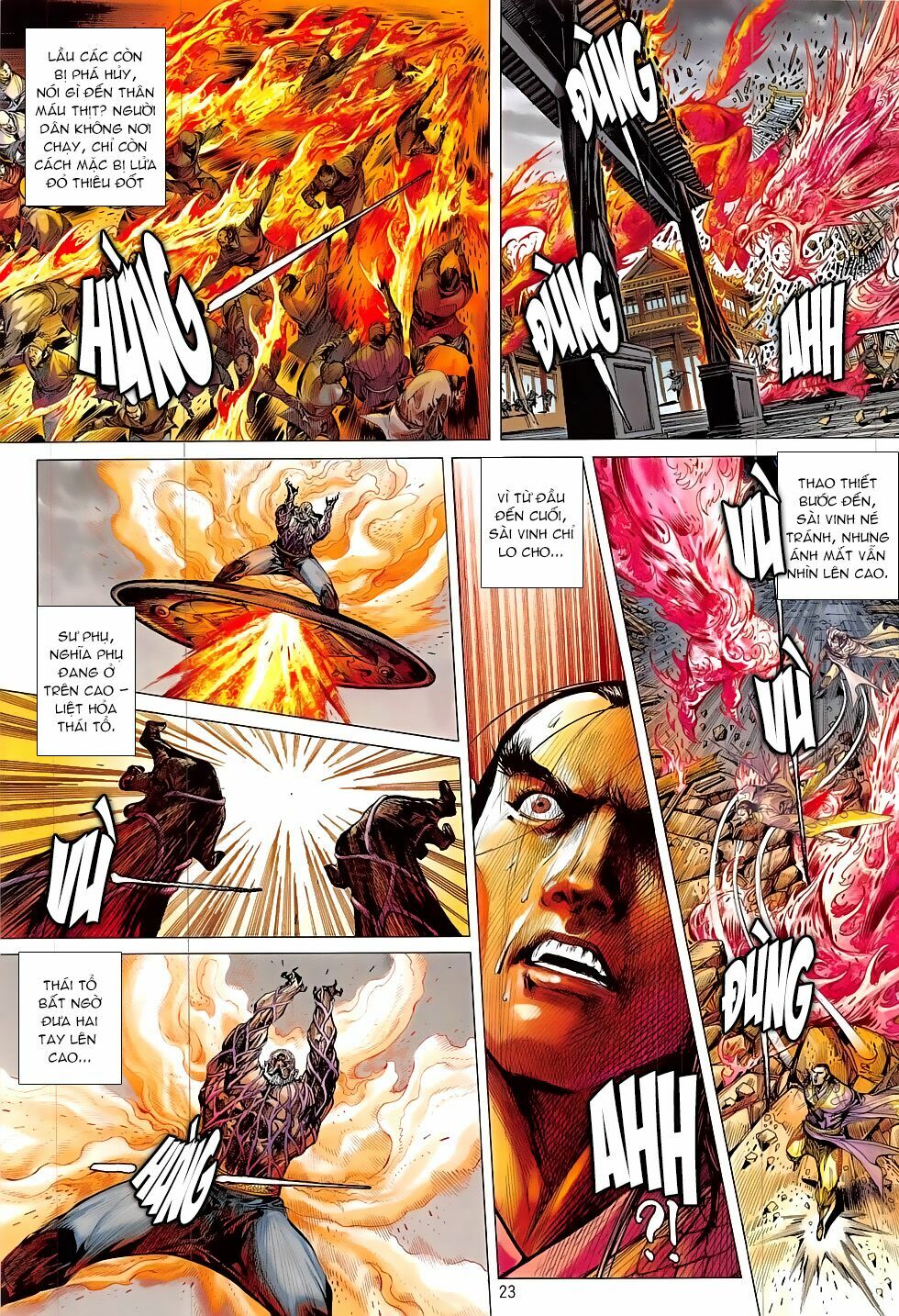 Thiết Tướng Tung Hoành: Chapter 202: Bát Thức đấu Thiên Hỏa