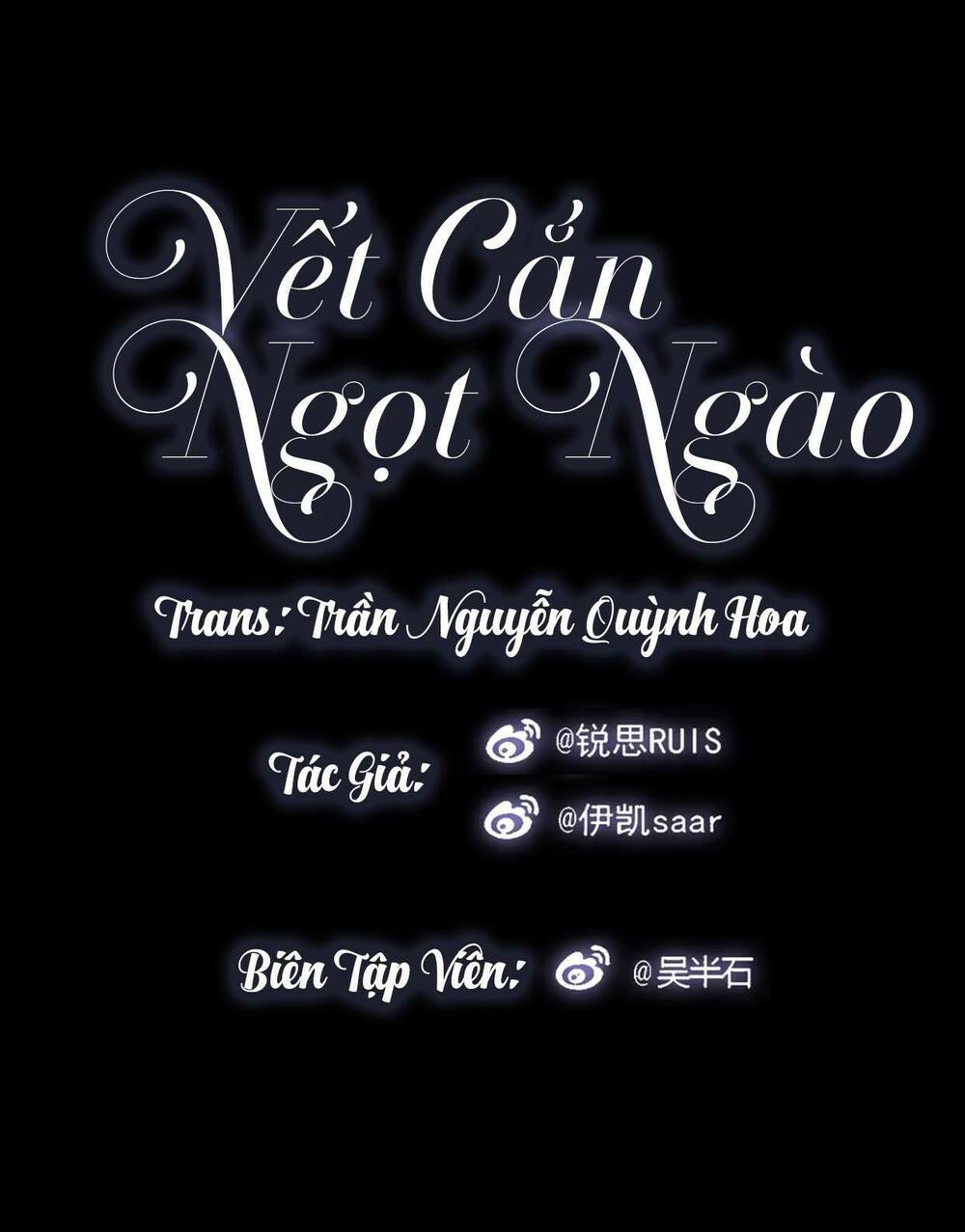 Vết Cắn Ngọt Ngào: Chapter 4