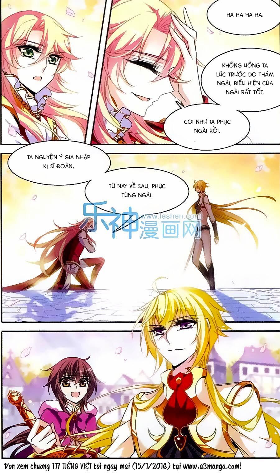Kỵ Sĩ Hoang Tưởng Dạ: Chapter 116