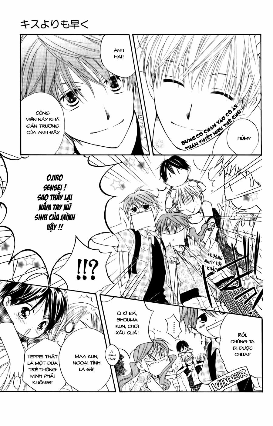 Faster than a kiss - Kiss Yori mo Hayaku: Chapter 36