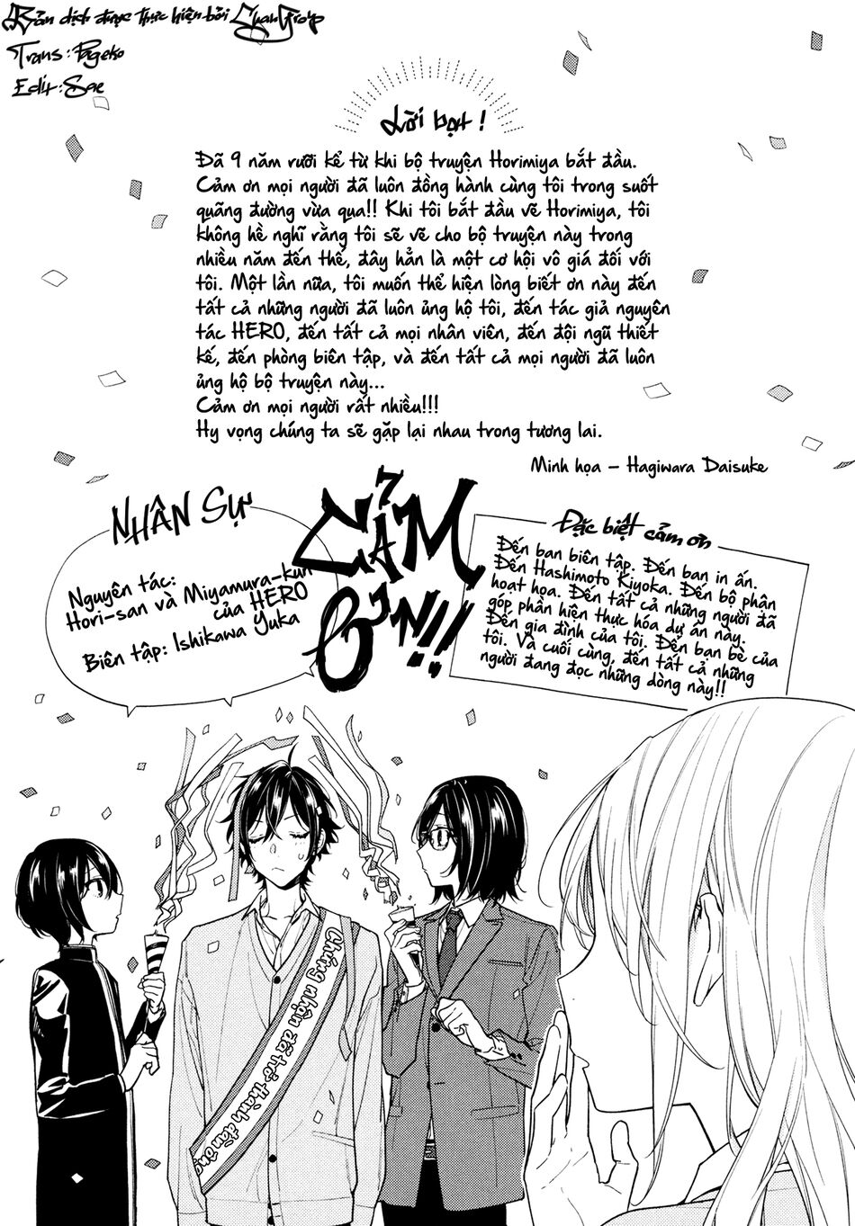 Horimiya: Chapter 122.5: Extra
