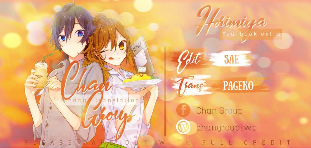 Horimiya: Chapter 122.6: Yearbook Extra