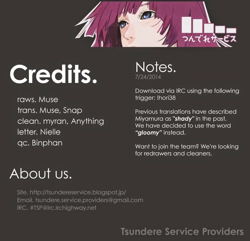 Horimiya: Chapter 38