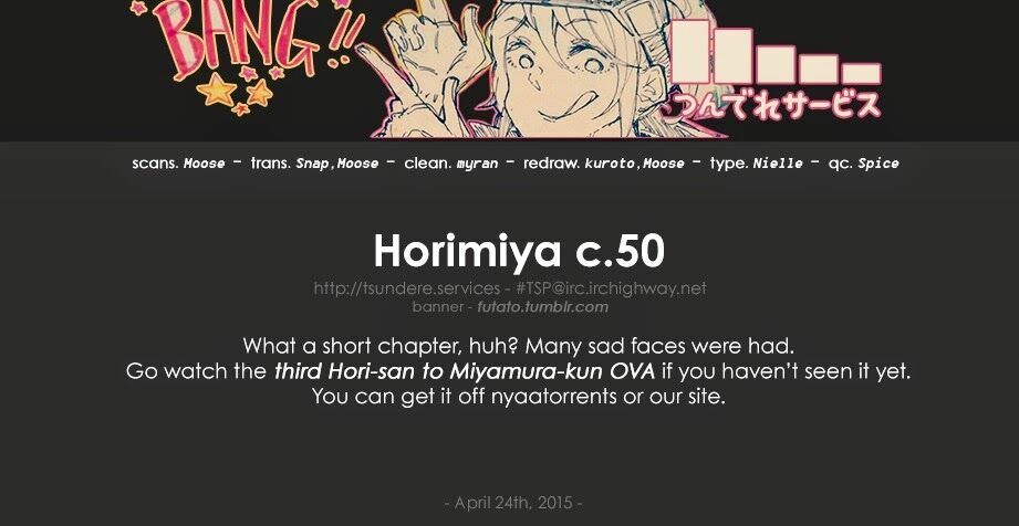 Horimiya: Chapter 50