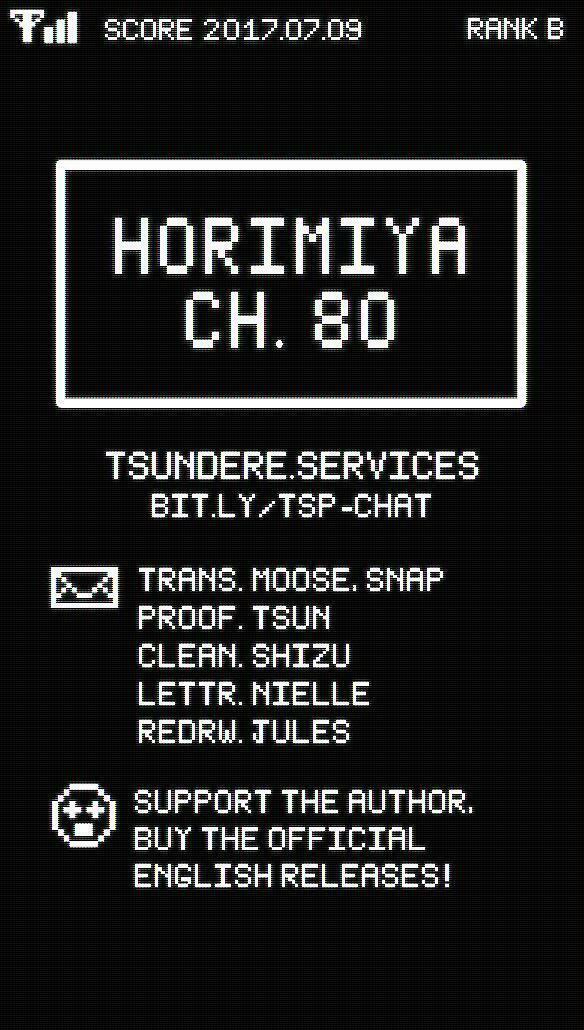 Horimiya: Chapter 80