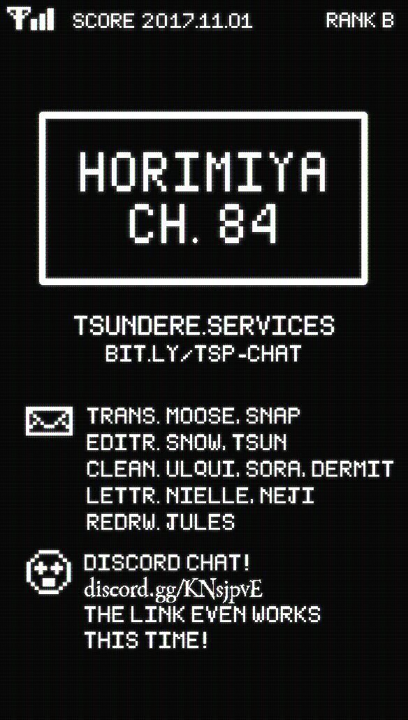 Horimiya: Chapter 84: - Ngày phát hành
