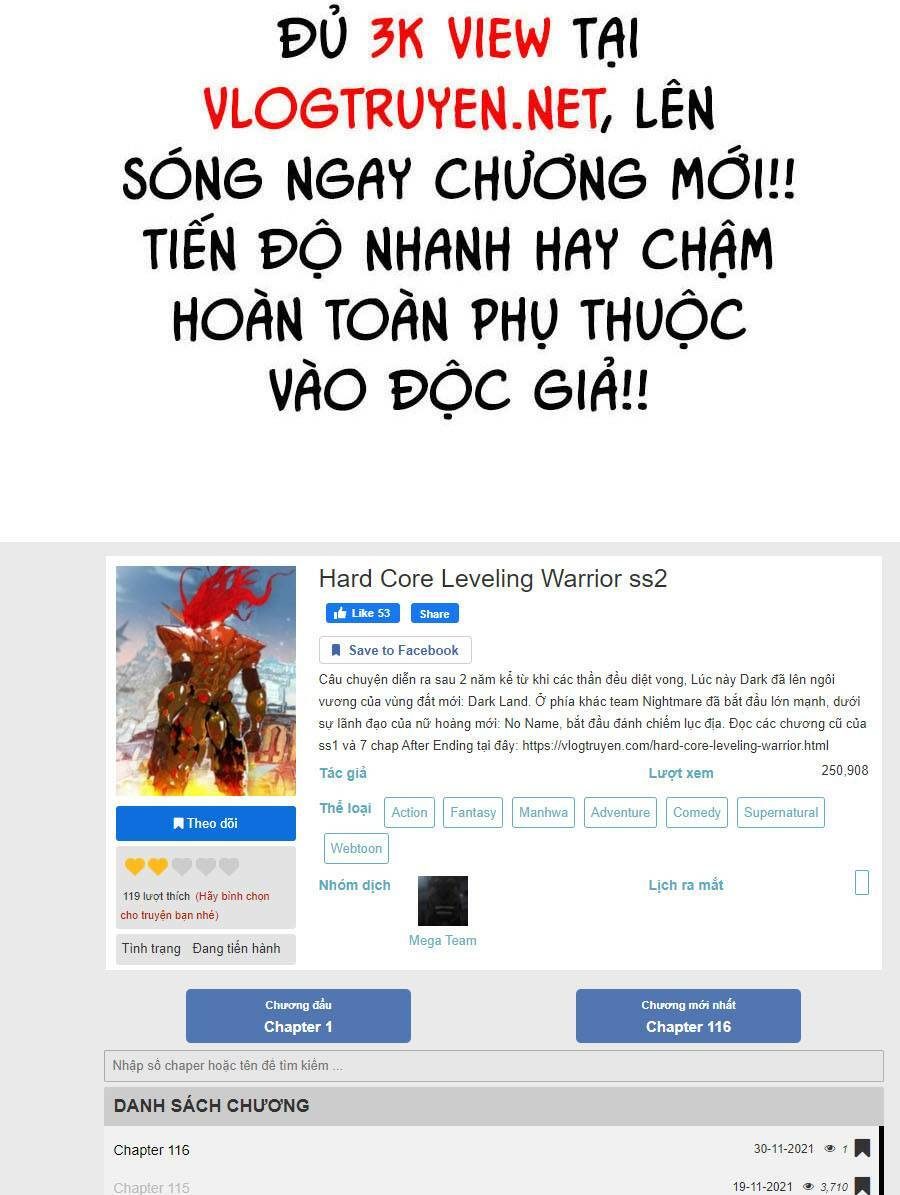 Hard Core Leveling Warrior ss2: Chapter 116