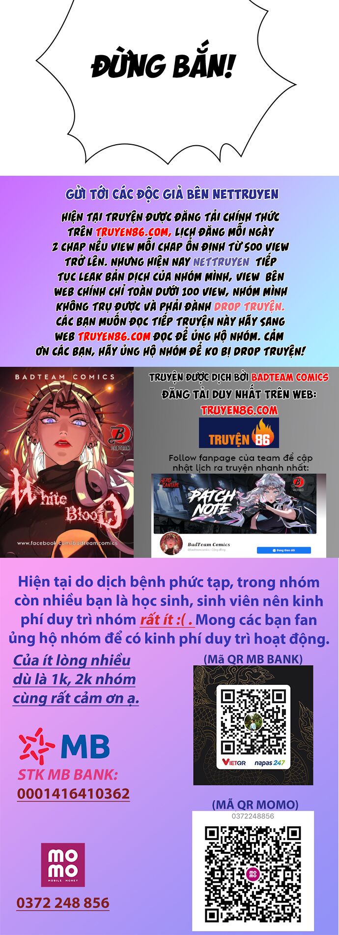 Máu trắng: Chapter 74.5