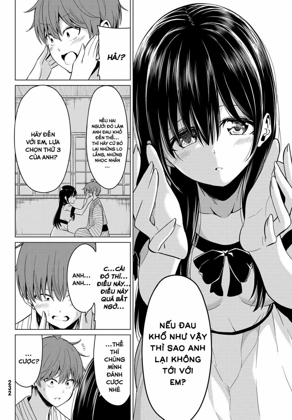 Sekai ka Kanojo ka Erabenai: Chapter 22: Từ nãy tới giờ bà bị làm sao vậy