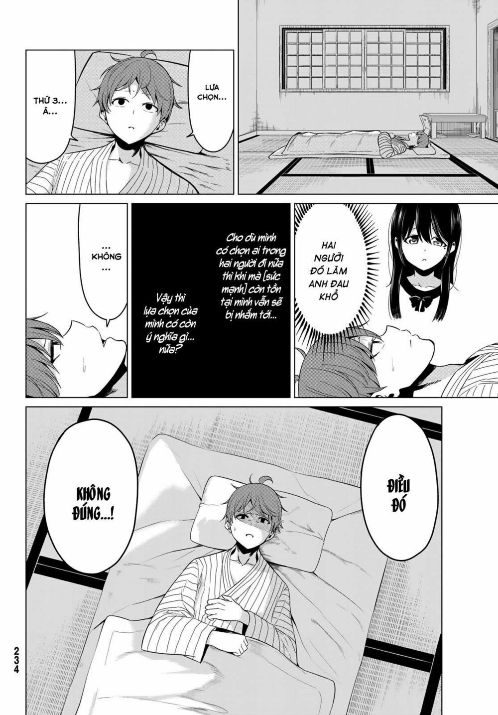 Sekai ka Kanojo ka Erabenai: Chapter 22: Từ nãy tới giờ bà bị làm sao vậy