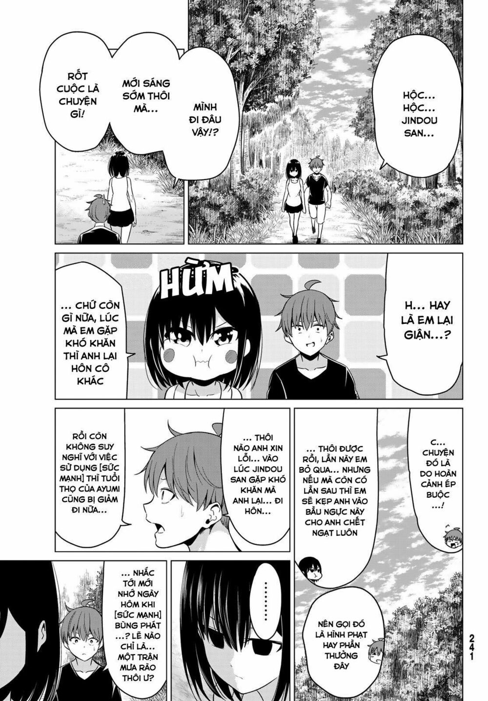 Sekai ka Kanojo ka Erabenai: Chapter 22: Từ nãy tới giờ bà bị làm sao vậy