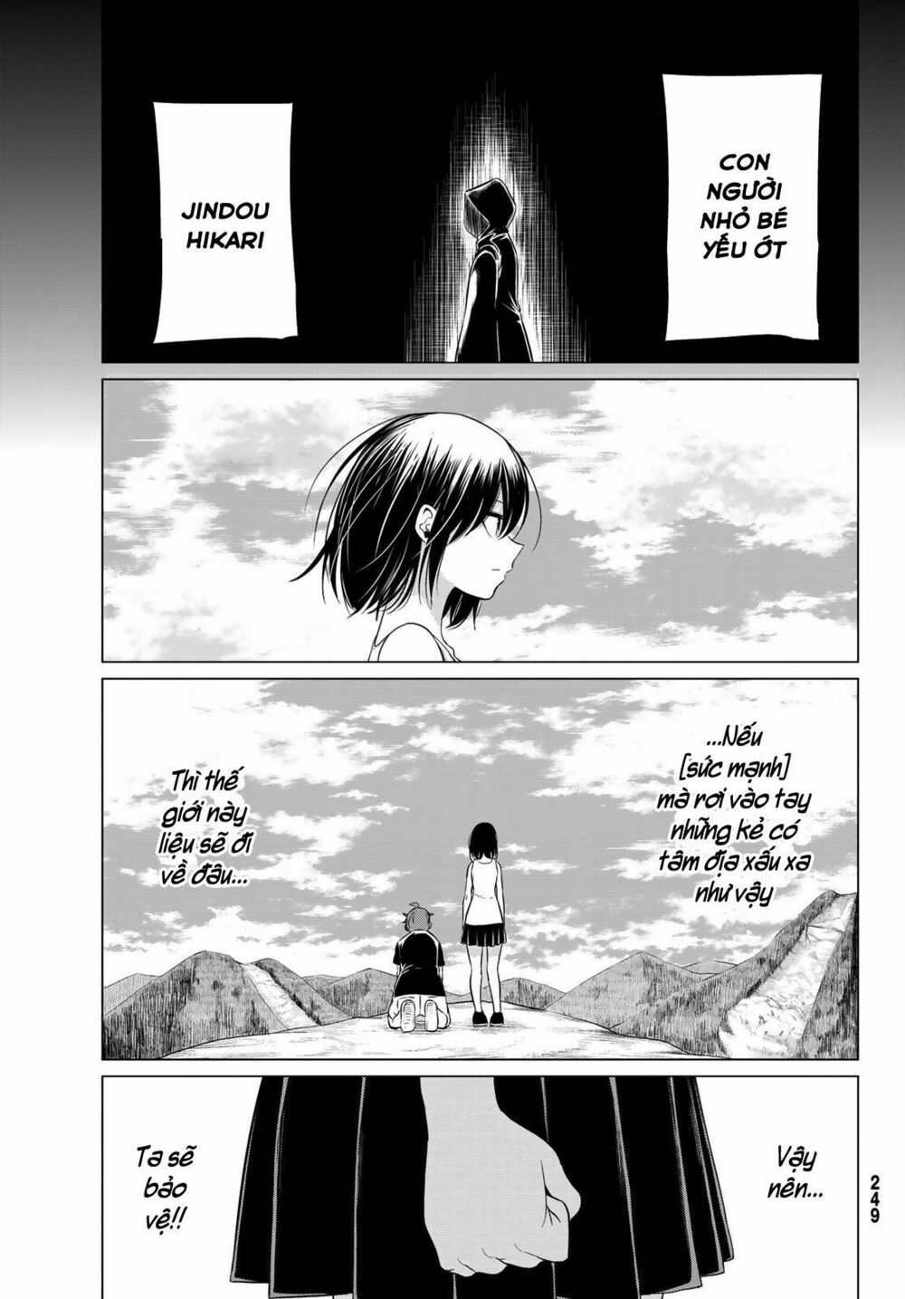 Sekai ka Kanojo ka Erabenai: Chapter 22: Từ nãy tới giờ bà bị làm sao vậy