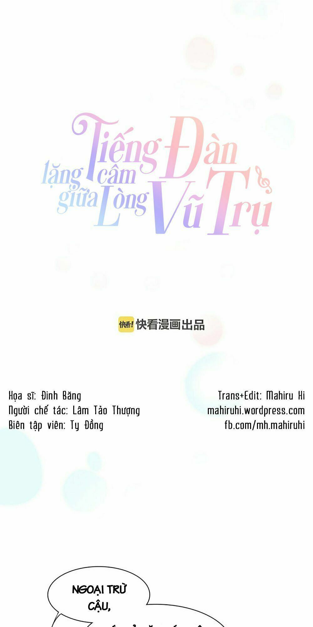Tiếng Đàn Lặng Câm Giữa Lòng Vũ Trụ: Chapter 30